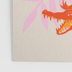 Crocodile - Orange & Pink Poster Gallery Image 3