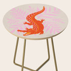 Crocodile - Orange & Pink Side Table Gallery Image 2