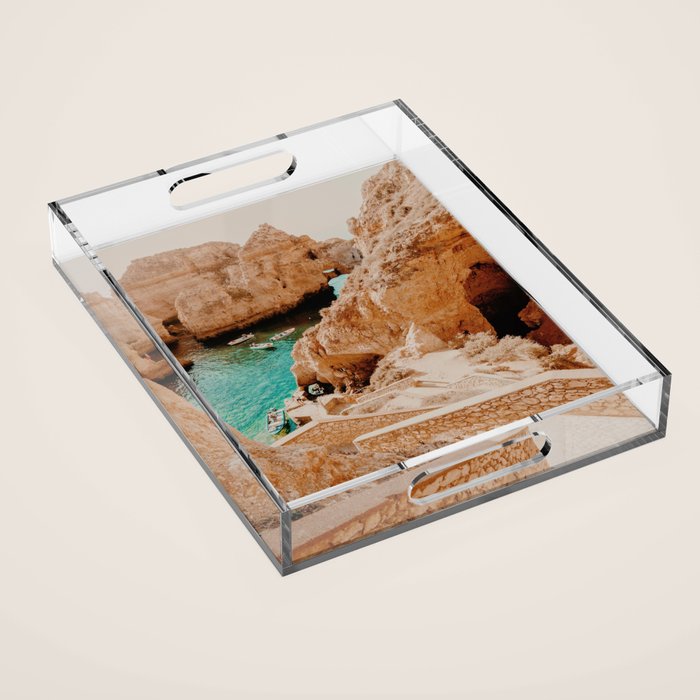 ponta da piedade - lagos, portugal Acrylic Tray Gallery Image 1