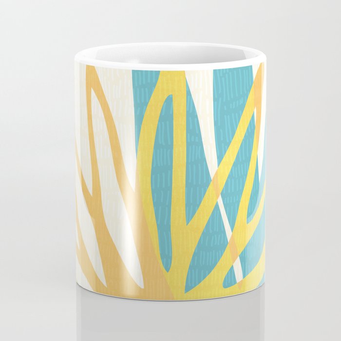 Happy Summer Abstract Coffee Mug Gallery Image 4
