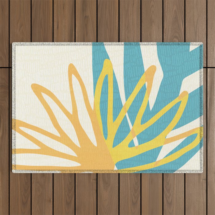 Happy Summer Abstract Outdoor Rug Gallery Image 1