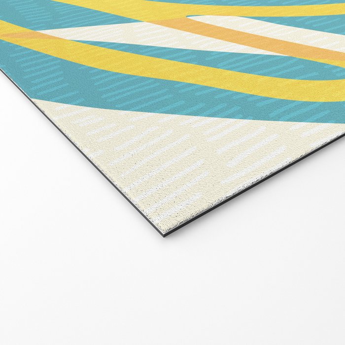 Happy Summer Abstract Welcome Mat Gallery Image 2