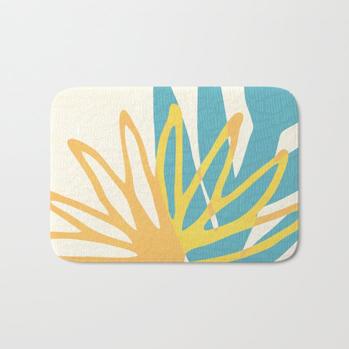 Happy Summer Abstract Bath Mat Gallery Image 1