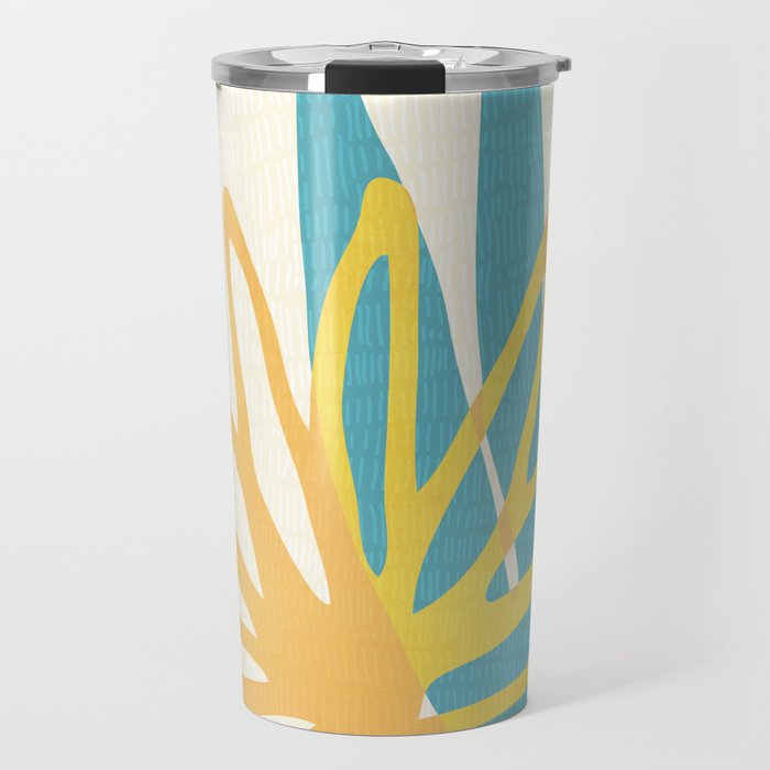 Happy Summer Abstract Travel Mug Gallery Image 1