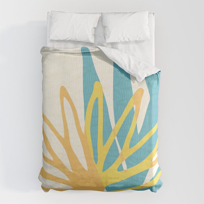 Happy Summer Abstract Duvet Cover Gallery Image 1