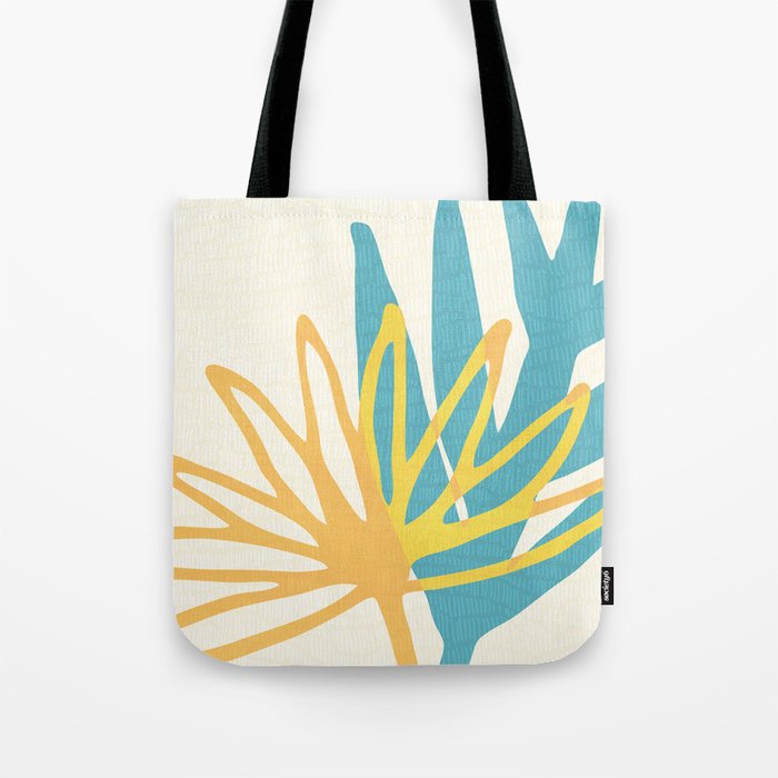 Happy Summer Abstract Tote Bag Gallery Image 1