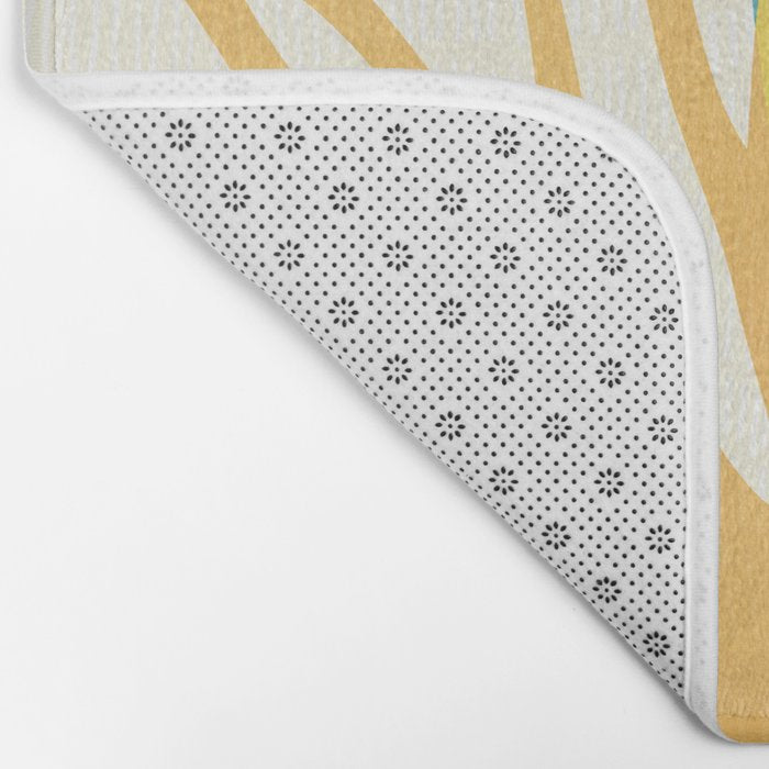 Happy Summer Abstract Bath Mat Gallery Image 2