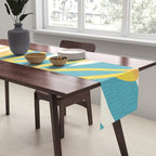 Happy Summer Abstract Table Runner Gallery Image 2