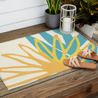Happy Summer Abstract Outdoor Rug Gallery Image 2