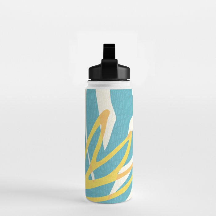 Happy Summer Abstract Water Bottle Gallery Image 2