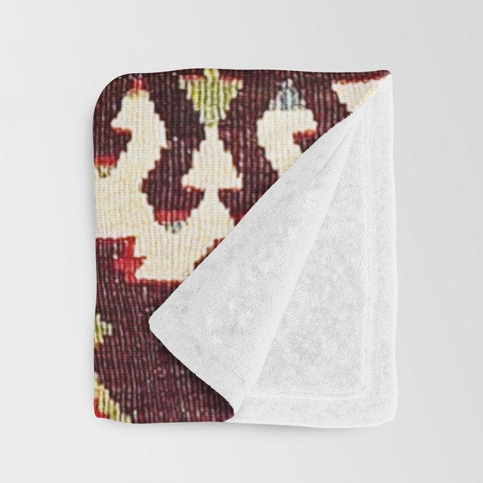 Burdur  Antique South West Anatolia Turkish Kilim Print Throw Blanket Gallery Image 3