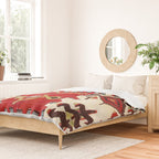 Burdur  Antique South West Anatolia Turkish Kilim Print Duvet Cover Gallery Image 2