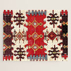 Burdur  Antique South West Anatolia Turkish Kilim Print Jigsaw Puzzle Gallery Image 1