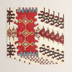 Burdur  Antique South West Anatolia Turkish Kilim Print Wrapping Paper Gallery Image 3