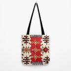Burdur  Antique South West Anatolia Turkish Kilim Print Tote Bag Gallery Image 2