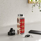 Burdur  Antique South West Anatolia Turkish Kilim Print Water Bottle Gallery Image 4