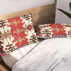 Burdur  Antique South West Anatolia Turkish Kilim Print Pillow Sham Gallery Image 2