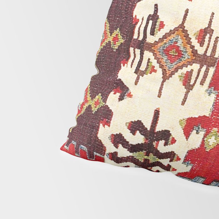Burdur  Antique South West Anatolia Turkish Kilim Print Pillow Sham Gallery Image 4