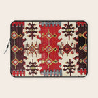 Burdur  Antique South West Anatolia Turkish Kilim Print Laptop Sleeve Gallery Image 1