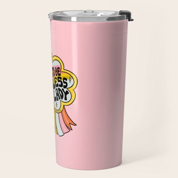 Proud To Be A Childless Pet Lady Travel Mug Gallery Image 2