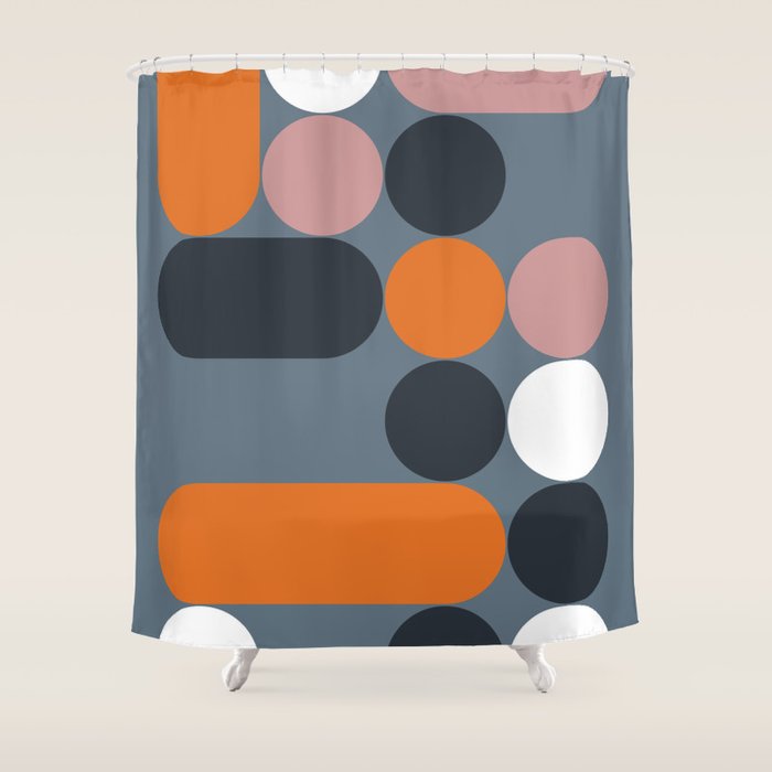 Domino 06 Shower Curtain Gallery Image 1