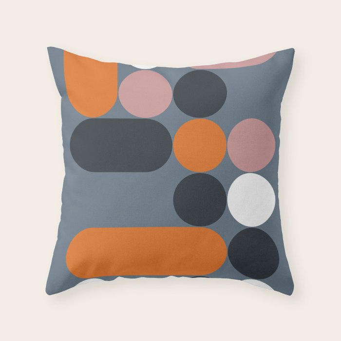 Domino 06 Throw Pillow Gallery Image 1