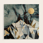 Midnight Peaks Wood Wall Art Gallery Image 1