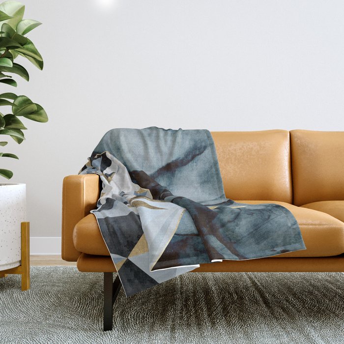 Midnight Peaks Throw Blanket Gallery Image 1