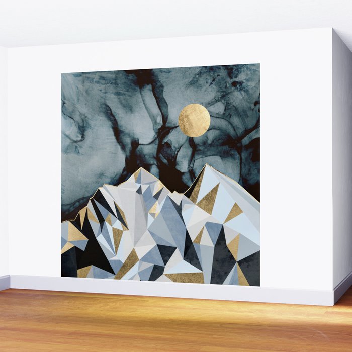 Midnight Peaks Wall Mural Gallery Image 2