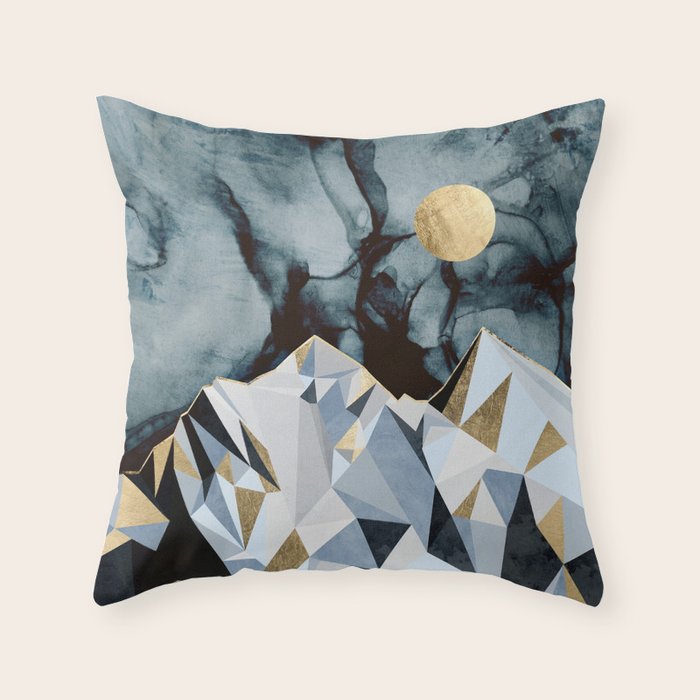 Midnight Peaks Throw Pillow Gallery Image 6