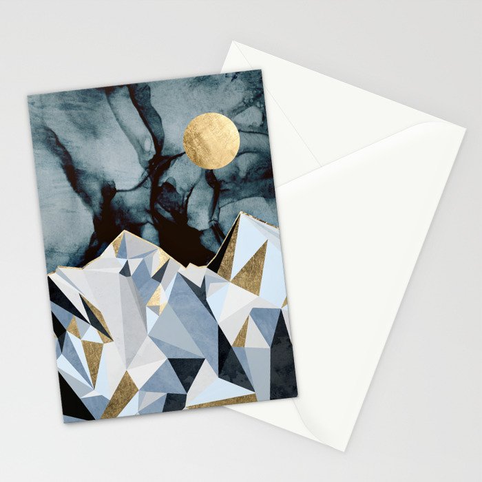 Midnight Peaks Stationery Card Gallery Image 2