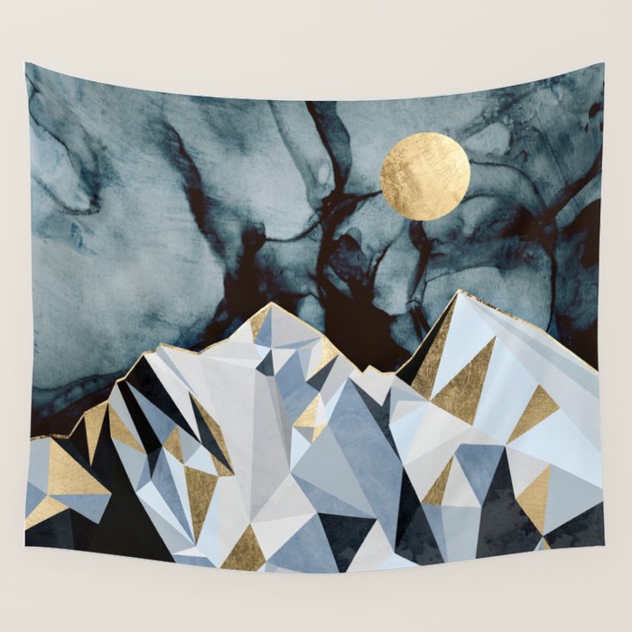 Midnight Peaks Wall Tapestry Gallery Image 4