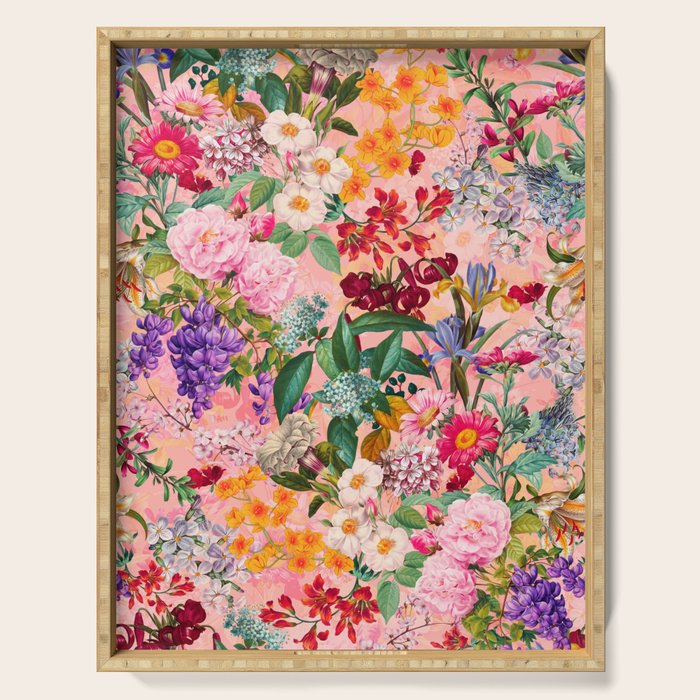 Blooming Oasis IV Serving Tray Gallery Image 1