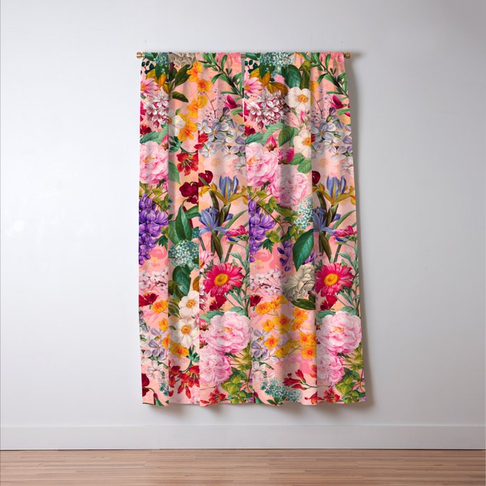 Blooming Oasis IV Window Curtain Gallery Image 3