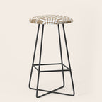 Warm Vintage Checks Stool Gallery Image 1