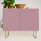 Romantic Botanica Coordinator - Thin Stripes in Rosewood Pink Credenza Gallery Image 1