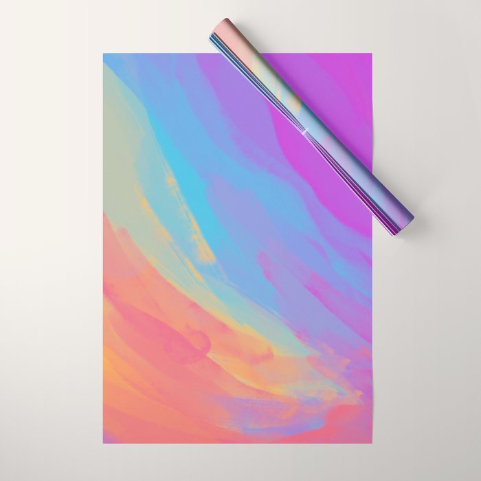 full color summer Wrapping Paper Gallery Image 1