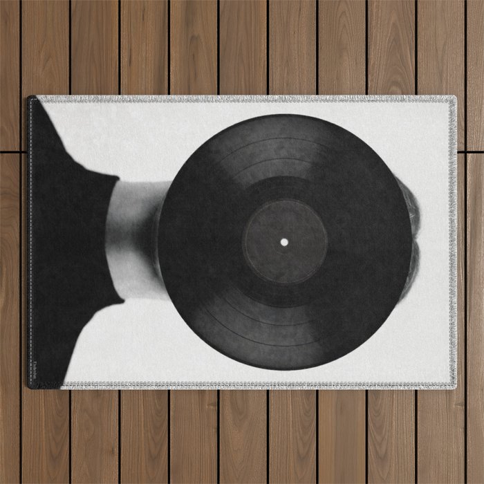 Vinyl record Outdoor Rug Gallery Image 1