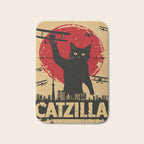Catzilla vintage poster Bath Mat Gallery Image 1