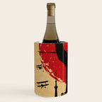 Catzilla vintage poster Wine Chiller Gallery Image 2