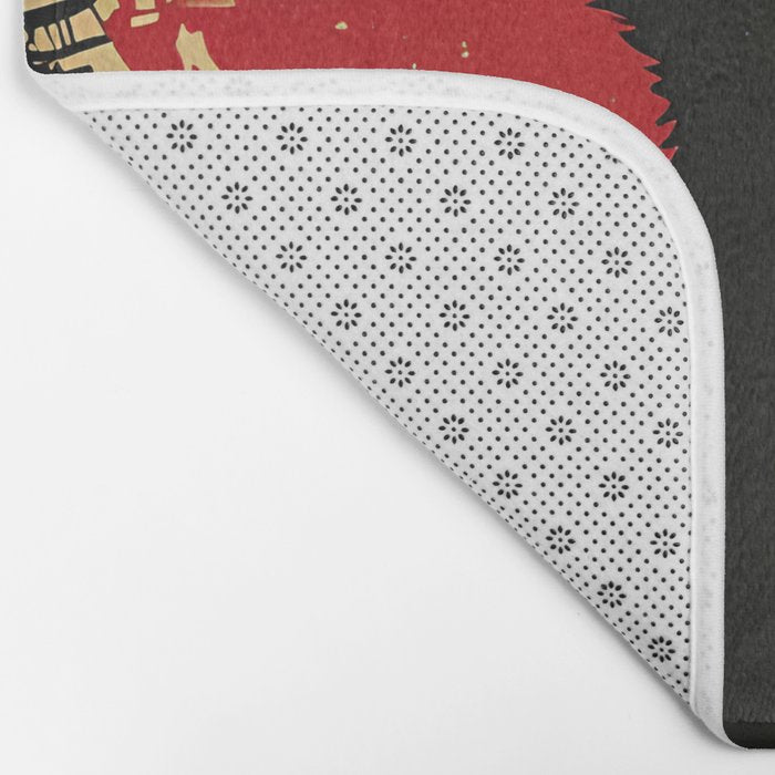 Catzilla vintage poster Bath Mat Gallery Image 2