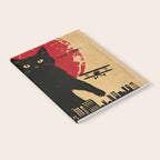 Catzilla vintage poster Notebook Gallery Image 2