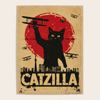 Catzilla vintage poster Poster Gallery Image 4