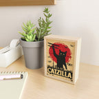 Catzilla vintage poster Mini Art Print Gallery Image 2