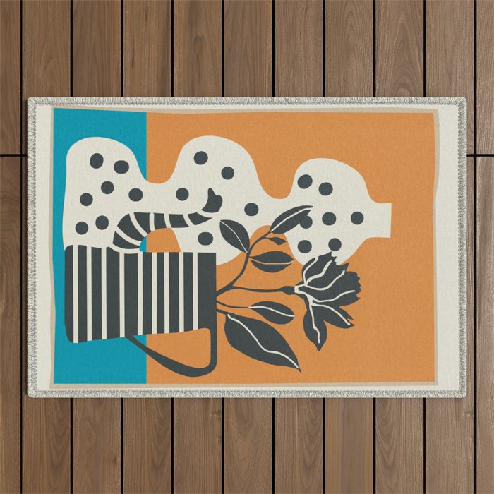 Teapot Garden 6 Outdoor Rug Gallery Image 1