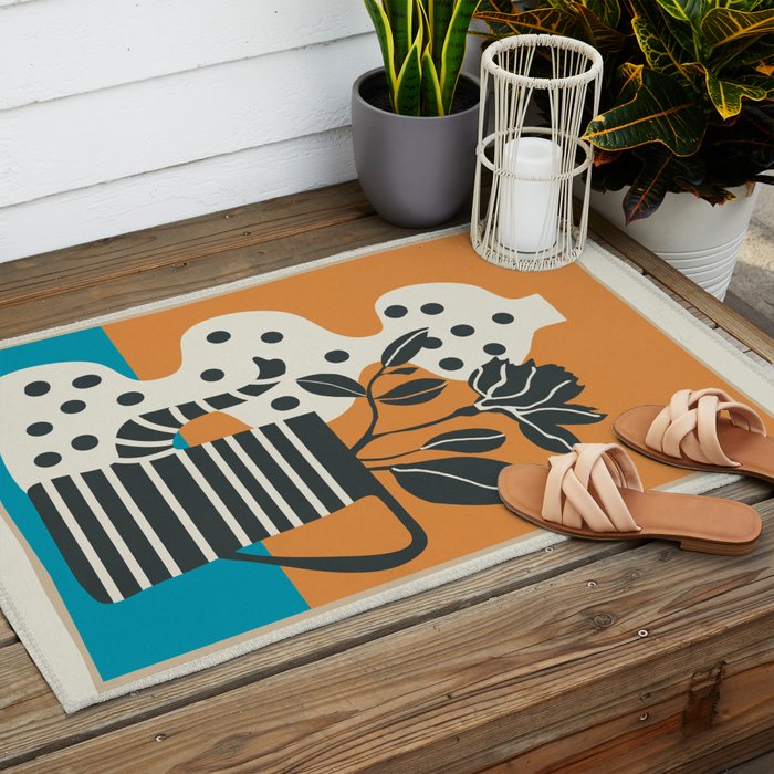 Teapot Garden 6 Outdoor Rug Gallery Image 2