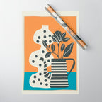 Teapot Garden 6 Wrapping Paper Gallery Image 1