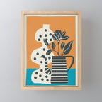Teapot Garden 6 Mini Art Print Gallery Image 1