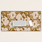 INDRA POPPY OCHRE Desk Mat Gallery Image 1