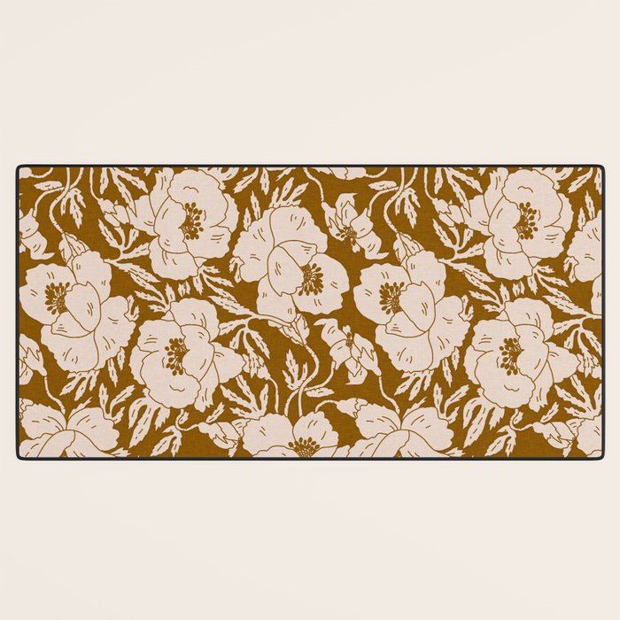 INDRA POPPY OCHRE Desk Mat Gallery Image 3